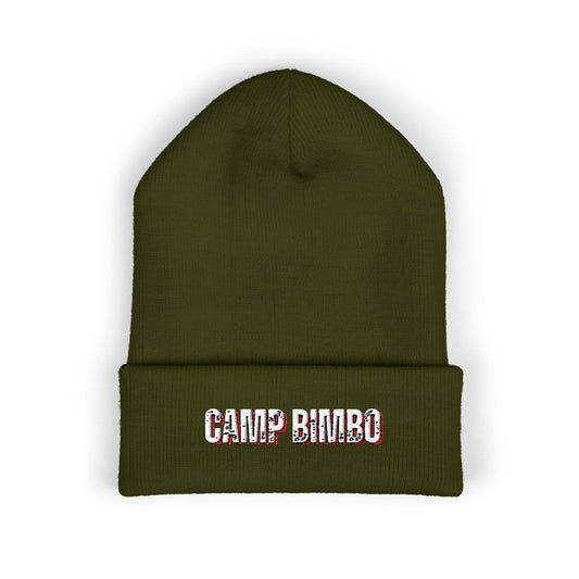 Cozy Camp Cuffed Beanie - Perfect for Outdoor Adventures, Winter Fashion, Gift for Him/Her, Casual Wear, Camping Essentials