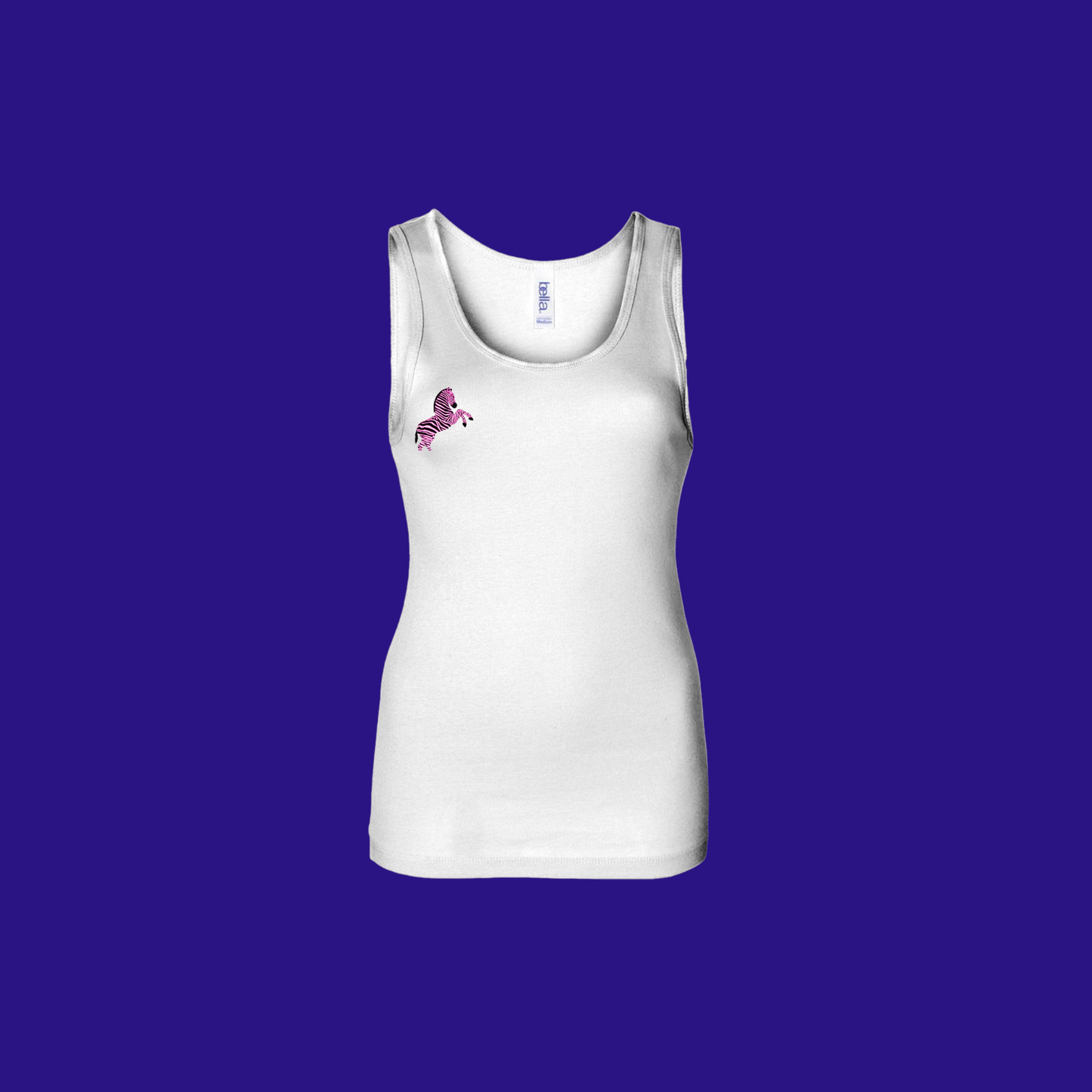 Camp Bimbo Fairy Tank Top — Cute Retro Doll Graphic Women's Rib Tank